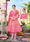 Zeenat Vol 12 By Kavya Capsule Foil Printed Readymade Suits Wholesale Shop In Surat

